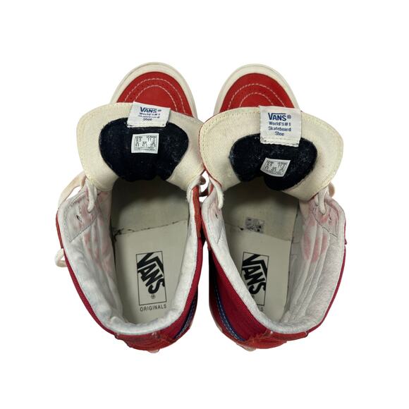 Vans OG Sk8-Hi LX Pompeian Red - Picture 6 of 7